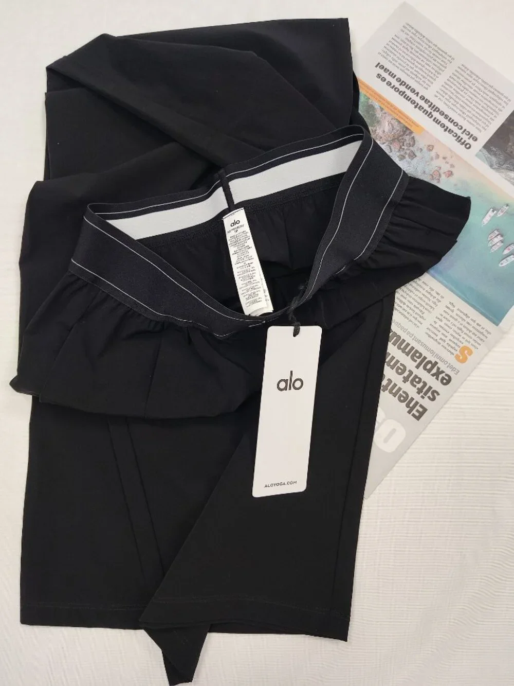 NWT Alo Yoga Suit Up Trouser Black Regular 30
